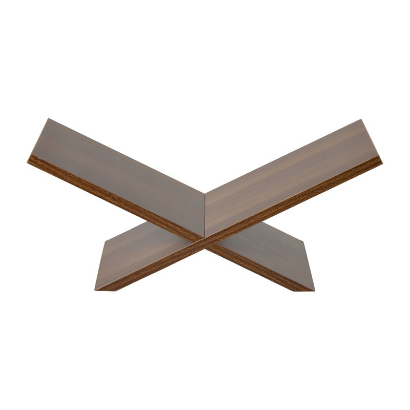 Boekenstandaard - bruin - 22x41x17 cm