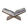 Boekenstandaard - bruin - 22x41x17 cm