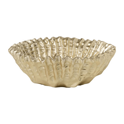 Decoratie schaal - champagne - ø29.5x10 cm