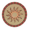 Opberg blikje zon - multikleur - ø10x6 cm  