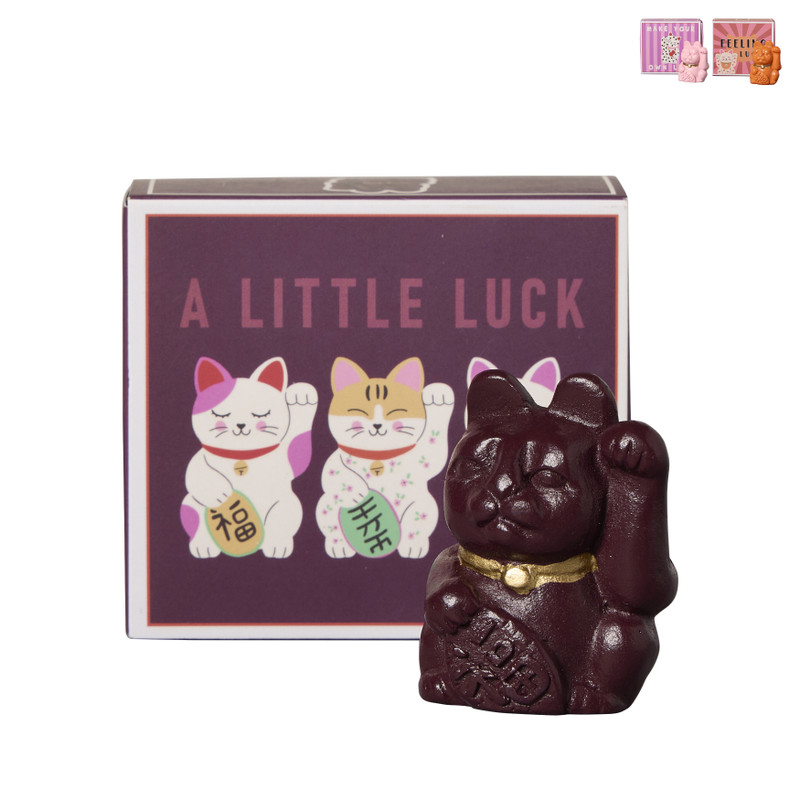 Opbergdoosje lucky cat - 3x3x4 cm - diverse varianten