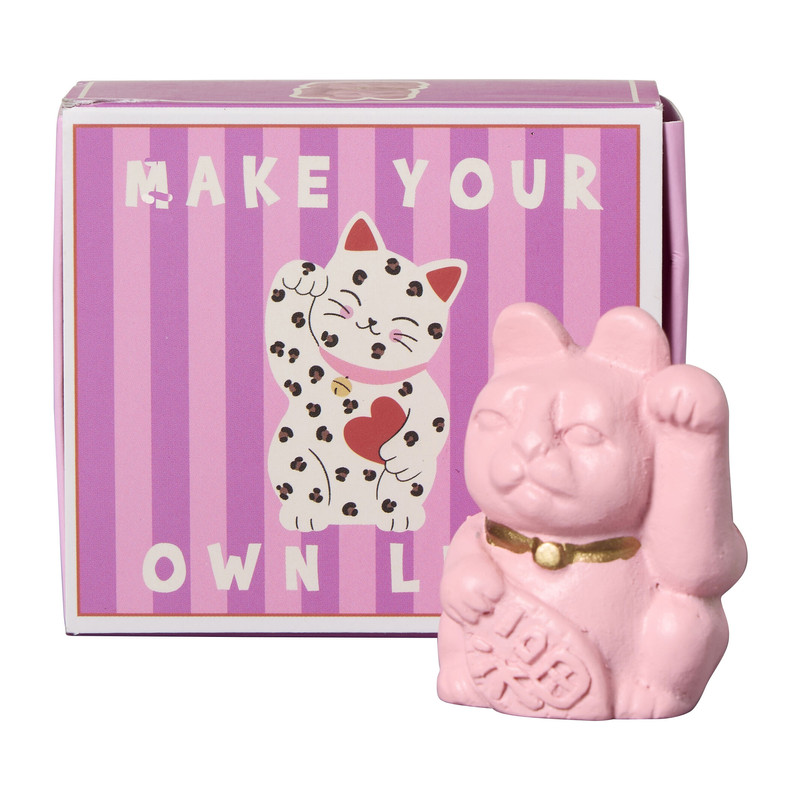 Opbergdoosje lucky cat - 3x3x4 cm - diverse varianten
