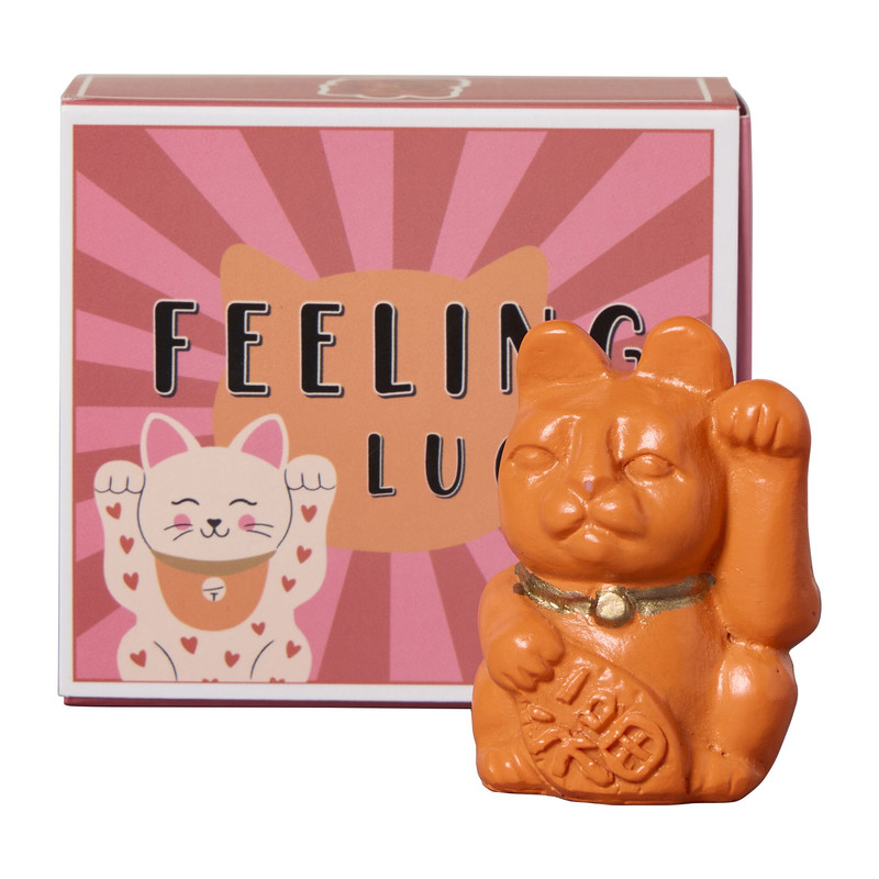 Opbergdoosje lucky cat - 3x3x4 cm - diverse varianten