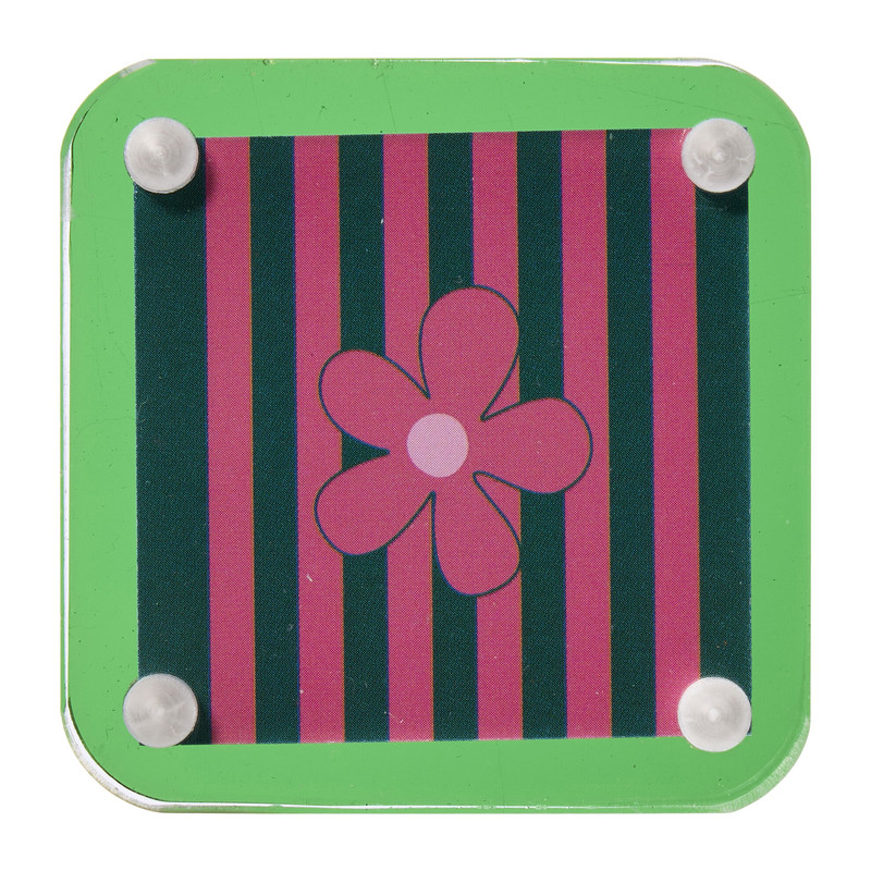 Mini fotolijstje - multikleur - 4x4x1 cm