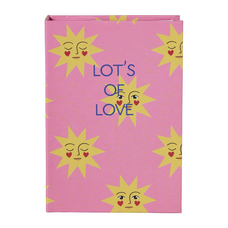 Opbergboek mini - 3x10x7 cm - diverse varianten