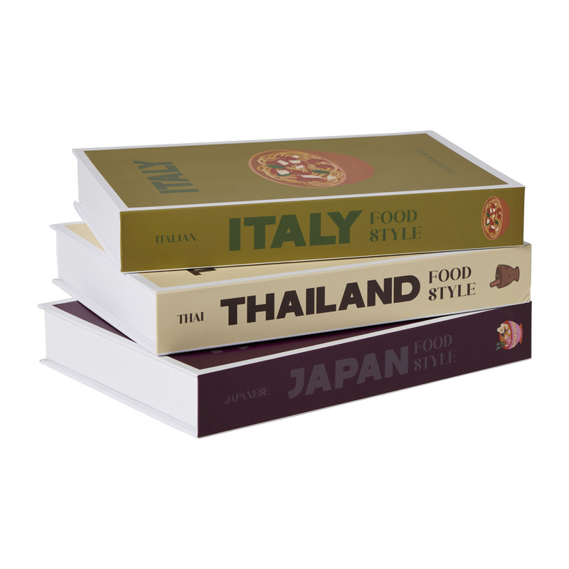 Opbergboek Italië - groen - 25x18x4 cm 