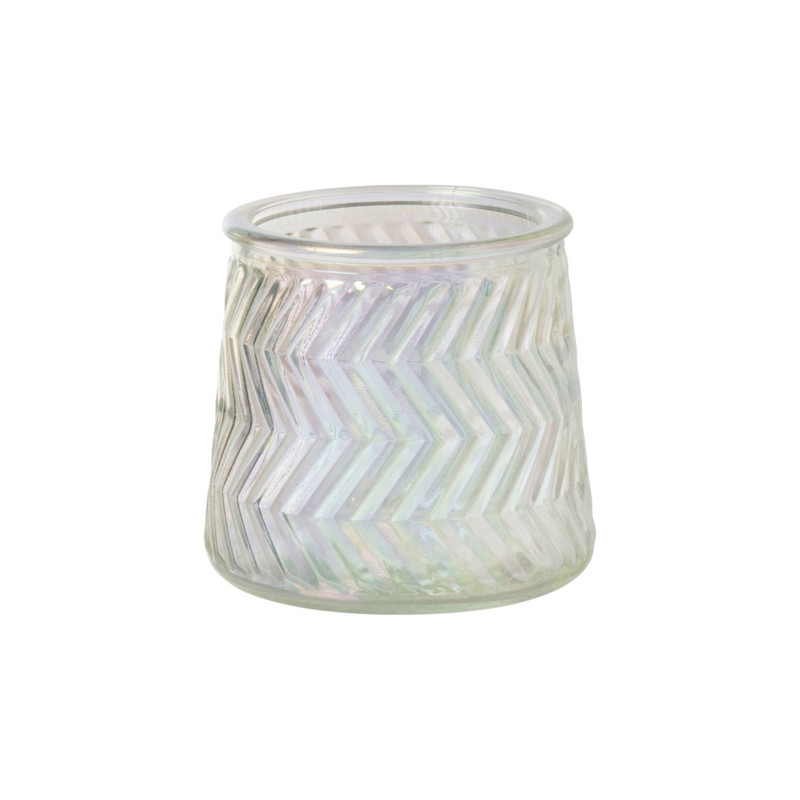 Waxinelichthouder helder - glas - ø8.3x7.3 cm