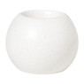 Waxinelichthouder bol - wit - ø8.x6.7 cm
