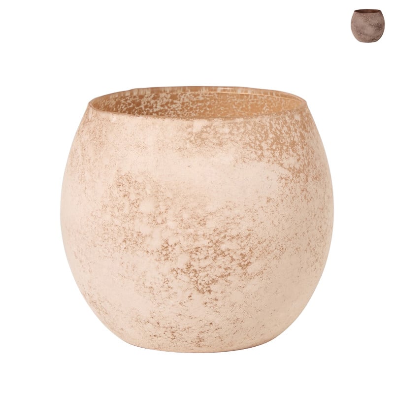 Waxinelichthouder - ø8x7 cm  - diverse varianten