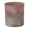 Waxinelichthouder faded klein - roze - ø8x9 cm