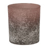 Waxinelichthouder faded groot - roze - ø9x10 cm