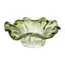Waxinelichthouder bloem - groen - ø12x4.5 cm
