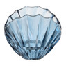 Waxinelichthouder schelpje - blauw - ø9x7.6 cm