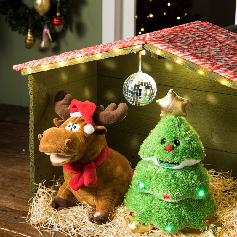 Kerstboom met muziek - 30 cm 