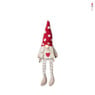 Knuffel Gnome met led - diverse varianten - 43x12x10 cm