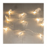 Kerstverlichting veren - 10 led lampjes - 40 cm
