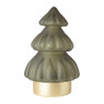 Kerstboom lamp - groen - 12x12x18.5 cm