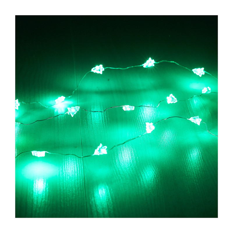 Kerstverlichting boom - groen - 20 lampjes - 1,25 meter