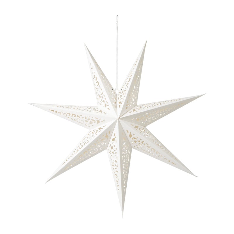 Kerstster LED - papier - diverse varianten - 60 cm