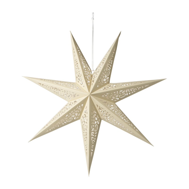 Kerstster LED - papier - diverse varianten - 60 cm