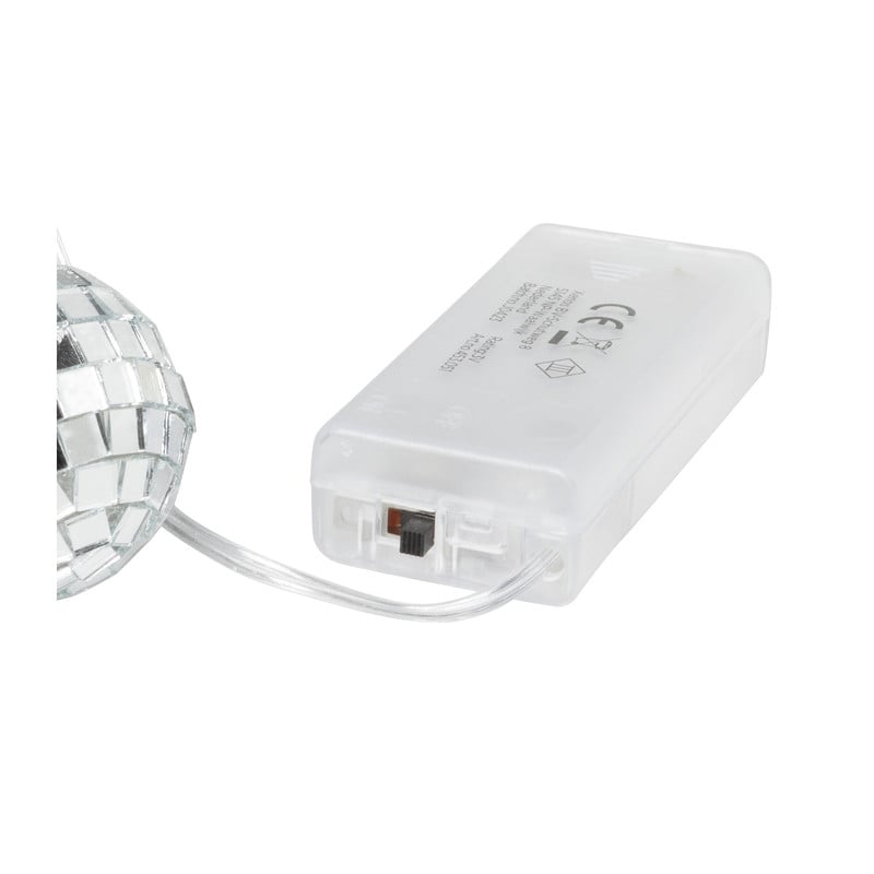 Lichtslinger met discoballen - 10 LED - 165 cm