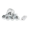 Lichtslinger met discoballen - 10 LED - 165 cm