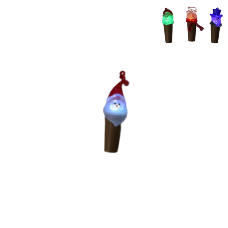 Wijnstopper kerst - diverse varianten - 8x3x2 cm