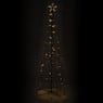 Kerstboom met LED lichtjes en ster - 180 cm