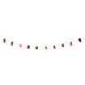 Kerst lichtslinger met huisjes - multikleur - 165 cm