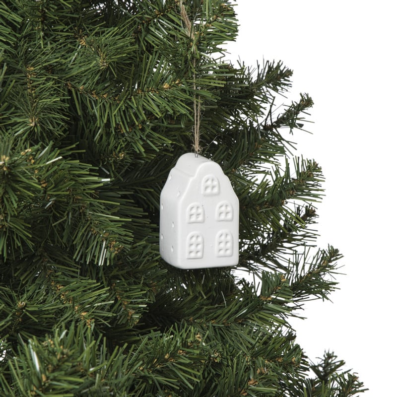 LED kersthuisje wit  - 7.5x4.5x4.5 cm - diverse varianten