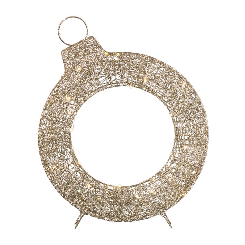 Kerstverlichting krans Ferry - ø58 cm - 40 lampjes