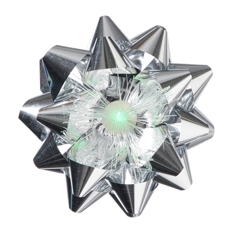 Kerstbloem decoratie met LED - diverse varianten