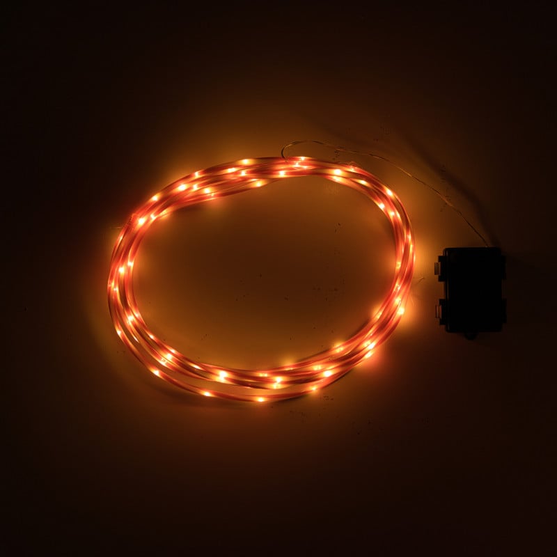 Kerstdraad candy cane - rood/wit - 5 meter