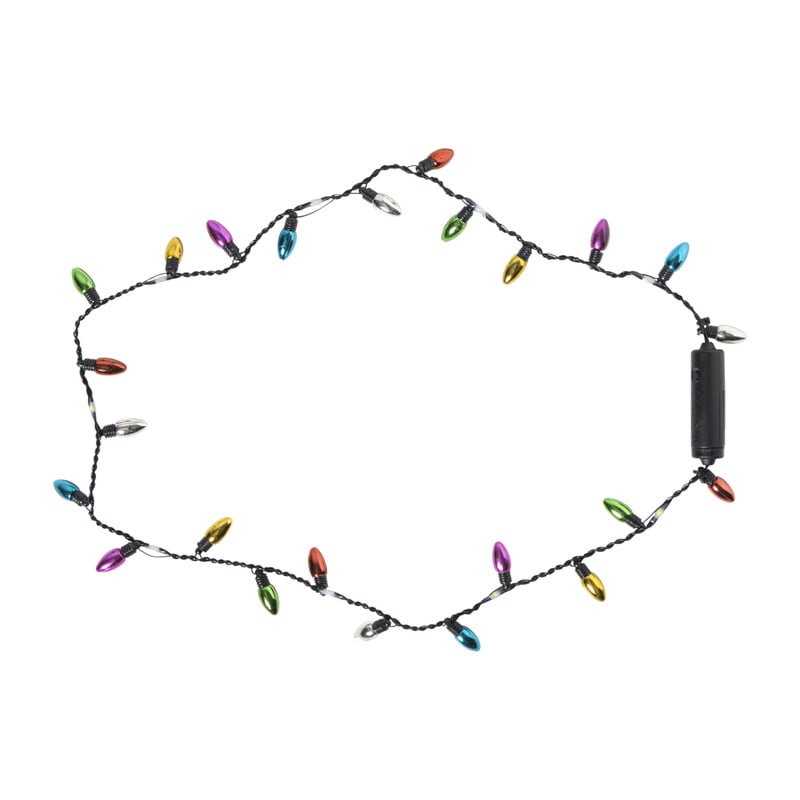 Kerst lichtslinger met lampjes - multikleur - 90 cm