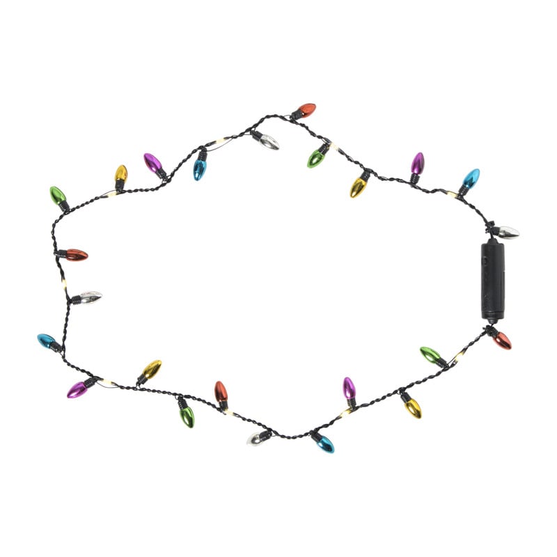 Kerst lichtslinger met lampjes - multikleur - 90 cm