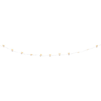 Kerst lichtslinger met rendiertjes - bruin - 1.9 meter