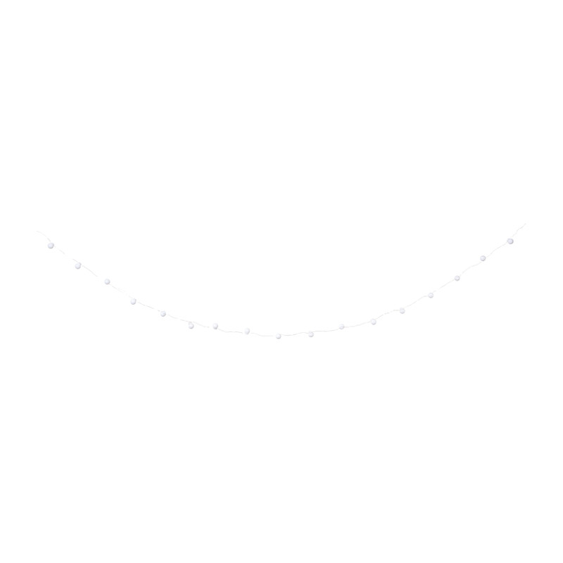 Kerst lichtslinger met 20 lampjes - multikleur - 1.9 meter