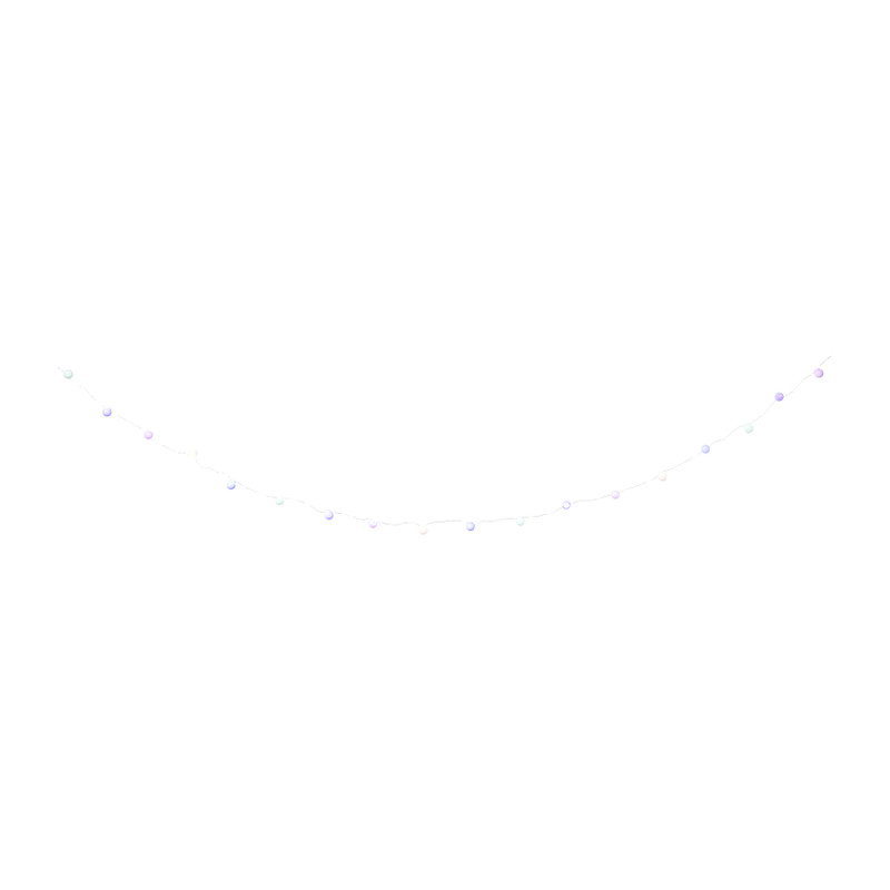 Kerst lichtslinger met 50 lampjes - multikleur - 4.9 meter