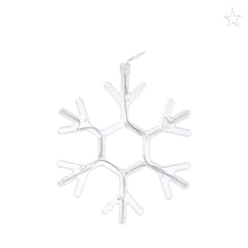 Kerst raamster LED - 18 cm - diverse varianten