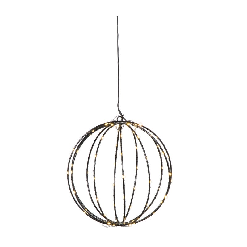 Kerstverlichting hangende kerstbal - warm wit - ø25 cm