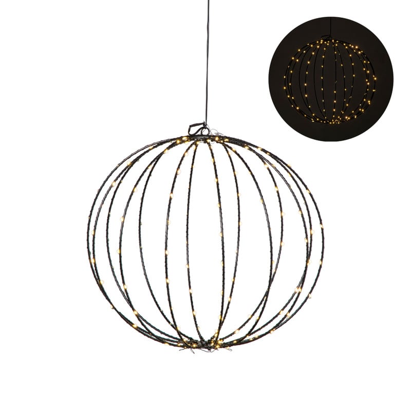 Kerstverlichting hangende kerstbal - warm wit - ø35 cm