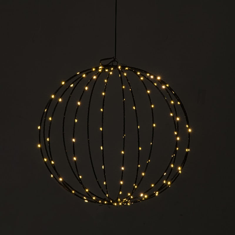 Kerstverlichting hangende kerstbal - warm wit - ø35 cm