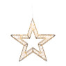 Kerstverlichting ster groot - warm wit - 58 cm