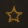 Kerstverlichting ster klein - warm wit - 38 cm