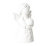 Beeldje kerstengel - wit - 10.5x6.7x5.8 cm