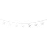 Kerst lichtslinger met sterren - wit - 1.35 meter