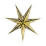 Kerstster papier - goudkleurig - 60 cm