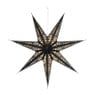Kerstster papier - bruin - 60 cm