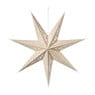 Kerstster papier - beige - 60 cm