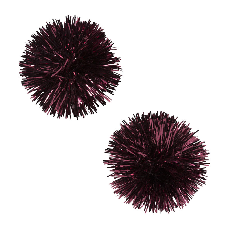 Inpak pompons - diverse kleuren - set van 2 